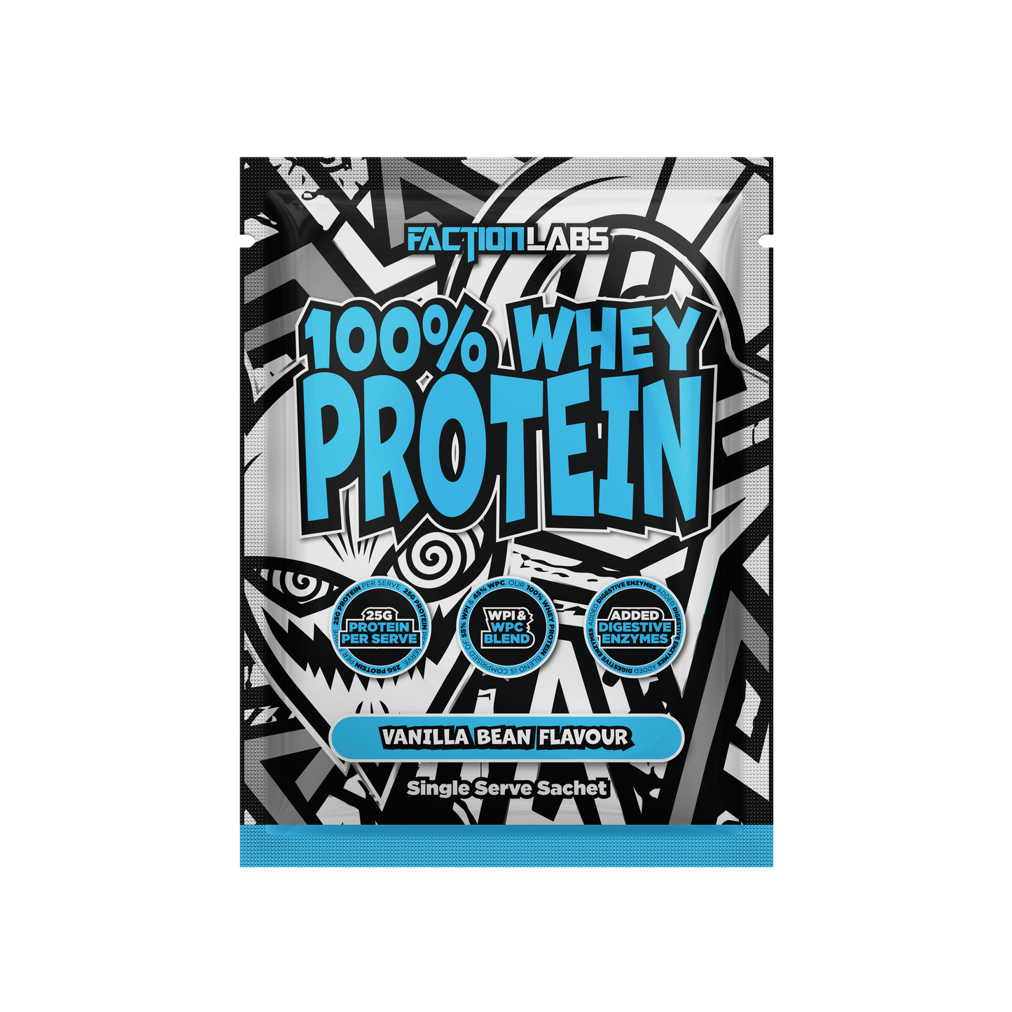 Faction Labs 100% Whey Protein - Vanilla Bean
